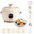 6-in-1 Smart Multi Cooker - 4QT Electric Pressure Cooker - 24H Preset Timer, 1300W One-Touch Pressure Release, Divided Inner Bowl, Rice Cooker, Steamer, Soup and Stew Cooker