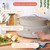 Programmable 10-in-1 Electric Multi Cooker 6 Quart Dutch Oven Style (Porcini Taupe)