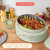 Programmable 10-in-1 Electric Multi Cooker 6 Quart Dutch Oven Style (Sage Green)