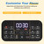 Royalcraft 12-in-1 Digital Programmable Slow Cooker, 6.5 QT Large Multicooker, Multi-Cooker with Timer, Temp Control, Black