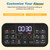 Royalcraft 12-in-1 Digital Programmable Slow Cooker, 6.5 QT Large Multicooker, Multi-Cooker with Timer, Temp Control, Red