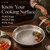 IUDER Titanium Pans for Cooking, 10" Frying Pan with Lid, Coating Free
