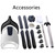 Salon Professional Stand up Hooded Hair Dryer,Bonnet Dryer for Home(White)