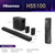 Hisense HS5100 5.1ch Soundbar with Wireless Subwoofer, Dolby Audio, DTS Virtual:X, Rear Surround Speakers, Center Speaker, HDMI ARC, Bluetooth 5.3, Remote Control