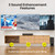 PHEANOO 2.1 Compact Sound Bars for TV with Subwoofer, HDMI ARC/Bluetooth 5.0/Optical/AUX/RCA Connection, Remote Control, Adjustable Bass, Wall Mountable – P15, 140W, 16 inch, Black