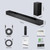 LARKSOUND 31 Inch Soundbar with Subwoofer, Surround Sound System for TV