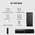 LARKSOUND 2.1 Soundbar with Subwoofer, 16 Inch Sound Bar for TV and PC