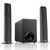 Assistrust Sound Bar with Subwoofer, 110W Sound Bar for Smart TV with Adjustable Deep Bass & Volume Boost & 3 EQ Modes, Bluetooth/ARC/Opt/AUX, Detachable Soundbar for TV/PC/Gaming/Projector