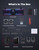 KEMIMOTO 2.1CH UTV Sound Bar System 17 Inch with Woofer RGB Lights