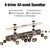 Hiwill 5.2.2ch Wooden Dolby Atmos Soundbar, All-in-one Sound Bar for Smart TV with Dual Built-in Subwoofer, Resonance Optimization Architecture, 400W Surround Sound System for TV Speaker, WoNoble A502
