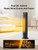 PELONIS 30” Ceramic Tower Space Heater with Adjustable Thermostat for Large Room, 75° Oscillation, Remote Control & 12H Timer, Tip-Over Switch & Overheating Protection, 1500W, PHF15RSAPH30, Black