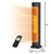 PELONIS 30” Ceramic Tower Space Heater with Adjustable Thermostat for Large Room, 75° Oscillation, Remote Control & 12H Timer, Tip-Over Switch & Overheating Protection, 1500W, PHF15RSAPH30, Black