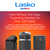 Lasko Oscillating Digital Ceramic Tower Heater for Home with Adjustable Thermostat, Timer and Remote Control, 23 Inches, 1500W, Silver, 755320