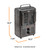 EZ-HEAT 1,500-Watt Portable Milkhouse Style Utility Space Heater with Adjustable Thermostat, Overheat Protection, and Safety Tip-Over Switch, Speckled Gloss, MTFH-01C