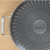 Large Frying Pan with Lid Stainless Steel Nonstick Skillet with Lid