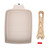 Kelawoly Nonstick Tamagoyaki Pan, Square 7.1 Inch Frying Pan for (Beige)