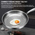 Titanium Hammered Pan Pro Frying Pans, Non-Stick Healthy Coating-Free Cookware Multifunctional for All Stoves, Induction Compatible, Eggs, Stir-Fry (10.2in)