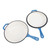 AMONIDA Enameled Cast Iron Skillet for Home Cooking, 10.2 Inch (Blue)