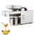 Home Cold Hot Oil Press Machine 304 Stainless Steel Automatic Seed Oil Extractor for Peanut Sesame Walnut Almond Rapeseed Oil Making