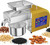 Electric Oil Press Machine, 1100W Automatic Oil Extractor for Walnut, Olive, Peanut, Sesame, Coconut, Sunflower Seeds, Food Grade Stainless Steel