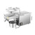 Oil Press Machine, 110V 610W Hot Press Oil Extractor Automatic Commercial Automatic Electric Oil Presser Cold Hot Press w/Display Screen for Rapeseed Crushed Peanuts & Almonds
