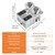 Upgraded 1500W Commercial Oil Press Machine, Smart Energy-Saving Dual Independent Digital Control, 24H Continuous Working Home Commercial oil press machine, 110V/220V