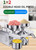 Double Head Oil Press Machine Automatic Electric Oil Press Extractor Commercial 304 Stainless Steel Cold/Heat Oil Press Expeller Easily Extract Nut Peanut Sesame Rapeseed Walnut Oil