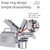 Double Head Oil Press Machine Automatic Electric Oil Press Extractor Commercial 304 Stainless Steel Cold/Heat Oil Press Expeller Easily Extract Nut Peanut Sesame Rapeseed Walnut Oil