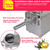 Automatic Oil Press Machine Hot/Cold Oil Press Extractor 304 Stainless Steel Oil Press Expeller Home Commercial 24 Hour Continuous Press Oil For Corn Coconut Peanut Sunflower Seeds 1500W