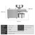 610W Automatic Oil Press Machine Cold Hot Nut Oil Extractor Stainless Steel Oil Press Expeller Commercial Household for Corn Peanut Soybean Fax Seeds Rapeseed Walnut 3-6Kg/H