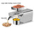 Automatic Oil Press Machine Cold Hot Nuts Oil Press Machine Electric Oil Expeller Stainless Steel Oil Extractor Commercial Home for Pressing Coconut Castor Peanut Nuts Seeds 500W