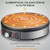 Electric Pancake Maker, Stainless Steel, Adjustable Temperature, Indicator Light for Pancakes, Crepes, and Eggs, Multifunctional Cooking Appliance