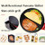 Electric Crepe Maker 600W Non-Stick Frying Pan with Automatic Temperature Control, 20cm - Perfect for Making Crepes and Pancakes