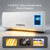 2026 Wall Space Heater 3s Fast Heating Heater with Remote Control 1500W PTC Fast Heating Electric Heaters 6H Timer Overheat Protection Easy-mounted for Office, Bedroom, Home, White