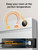 DREO Smart Wall Heater, 1500W Space Heater for Bedroom, White, ALCI Plug
