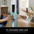Shark Steam Mop for Sealed Hard Floors with 2 Dirt Grip Pads, White, S1000