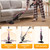 NEWBULIG 14-in-1 Steam Mop, Powerful Detachable Handheld Steam Cleaner for Floor Cleaning with 2 Washable Pads, 16.4 FT Cord, Multi-Purpose Floor Steamer for Hardwood, Clothes, Carpet, Tile, Grout