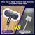 BOJUK Steam and Scrub Mop, Rotating Steam Mop with LED Headlights
