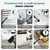 DUMOS 10-in-1 Multifunctional Steam Mop, 1550W Detachable Handheld Steam Cleaner, 16FT Power Cord with 2 Reusable Pads, Floor Steamer for Hardwood, Tile, Carpet, Grout, Windows