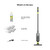 Shark VACMOP Cordless Vacuum & Spray Mop, Gray, VM252