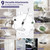 BOJUK 12-in-1 Steam Mop for Floor Cleaning, Multi-Purpose Handheld Steam Cleaner with 3 Steam Levels, Removable Water Tank and Fragrance Slot for Hardwood, Tile, Laminate, Marble, Grout and Windows