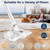 Mxnsewr Steam Mop 13-in-1Detachable Handheld Steam Cleaner for Home, White