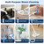 Mxnsewr Steam Mop 13-in-1Detachable Handheld Steam Cleaner for Home, White