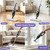 12‑in‑1 Steam Mop, Detachable Handheld Steam Cleaner,15s Fast Heat‑Up,180° Swivel Mop Head,400ml Tank for 45‑Min Continuous Steam,Chemical‑Free for Hardwood Tile Carpet Pet Kids Safe