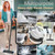 Steam Cleaner with 28 Accessories for Home, 1800W Powerful Multipurpose Steam Mop with 1.5L Tank for Floor Cleaning, Chemical-Free Heavy Duty Steamer for Cleaning Floors, Couch, Tile, Grout and Car