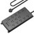 TROND Surge Protector Power Strip 5ft Cord, 4000J, 4 USB, ETL Listed, Black
