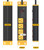 CCCEI 12 Gauge Heavy Duty Surge Protector, Yellow, 6FT, 1