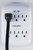 Philips 6-Outlet Extender Surge Protector, 4 Pack, Wall Tap; 900 Joules
