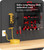 CCCEI 12 Gauge Long Extension Cord with Multiple Outlets, Yellow, 50FT.