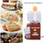 Electric Nut Butter Maker for Peanuts,Almonds,Cashews,Hazelnuts,Sesame with Anti-Slip Base (USPlug110V)
